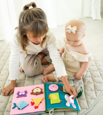 little cloudy quiet book for toddler