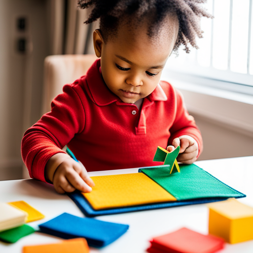 Montessori Busy Book For 1 Year Old, Busy Book Handmade From Felt