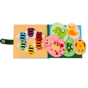 Shape and color quiet book