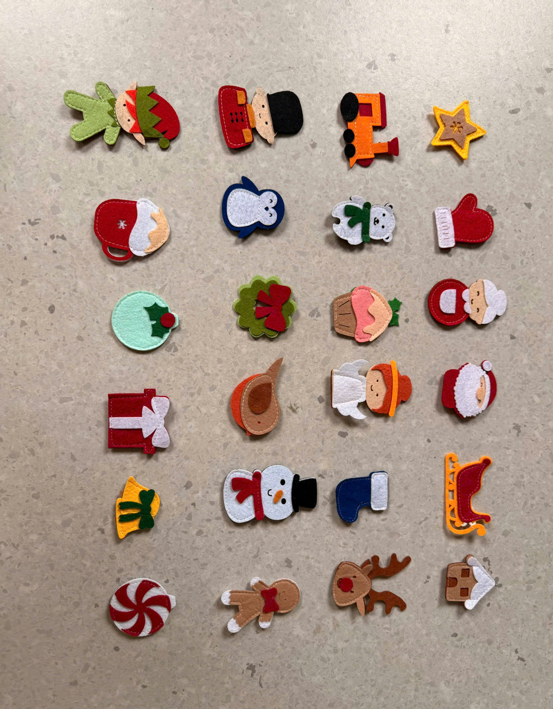 NEW ARRIVAL Christmas tree and Advent Calendar Felt Handmade