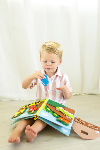 Farm Quiet Book, 2 Little Farmers