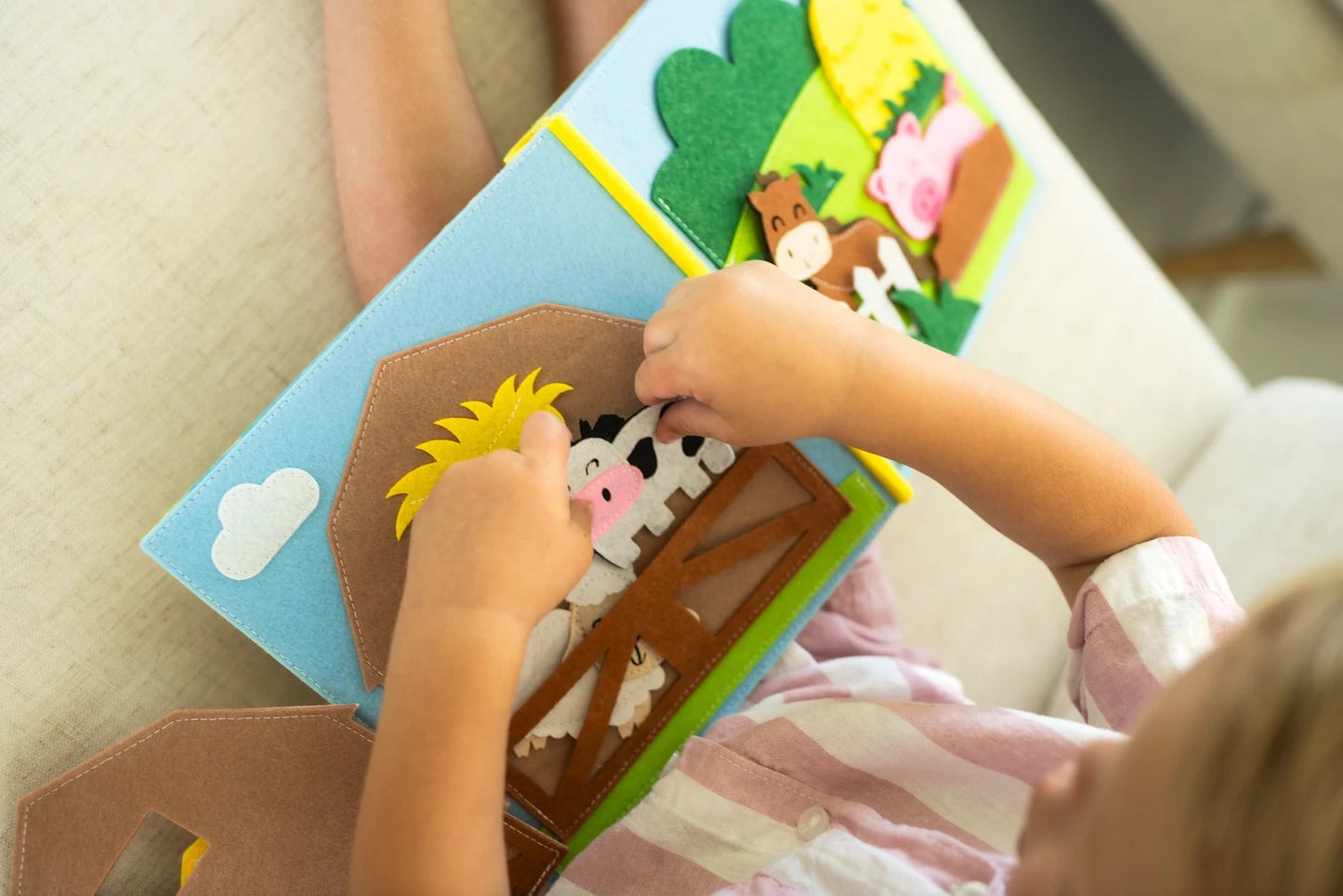 Farm Quiet Book, 2 Little Farmers